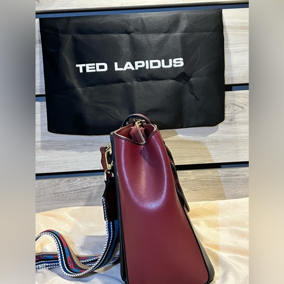Ted Lapidus  Black and Burgundy Bag Color - Picture 6 of 6